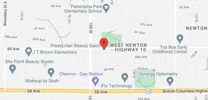 map of 12858 60 AVENUE